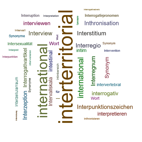 Ein anderes Wort für interterritorial - Synonym interterritorial