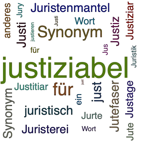 Ein anderes Wort für justitiabel - Synonym justitiabel