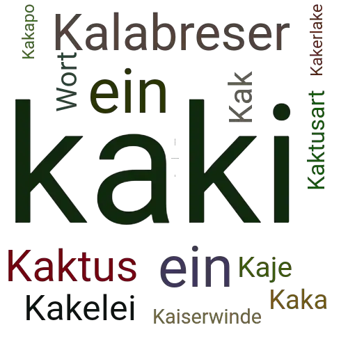 Ein anderes Wort für kaki - Synonym kaki