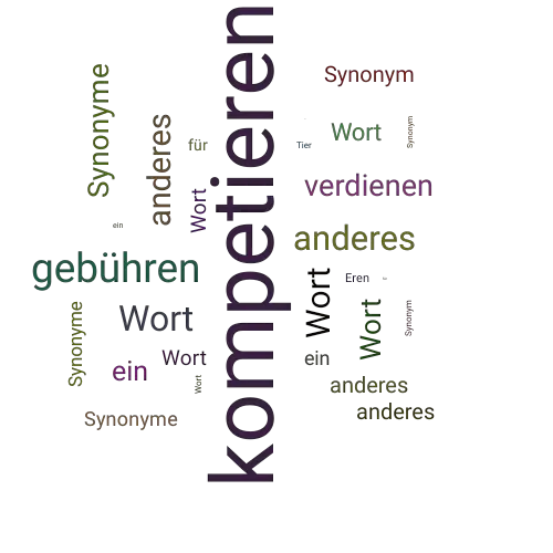 Ein anderes Wort für kompetieren - Synonym kompetieren