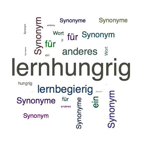 Ein anderes Wort für lernhungrig - Synonym lernhungrig