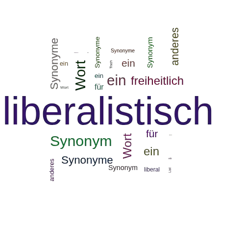 Ein anderes Wort für liberalistisch - Synonym liberalistisch