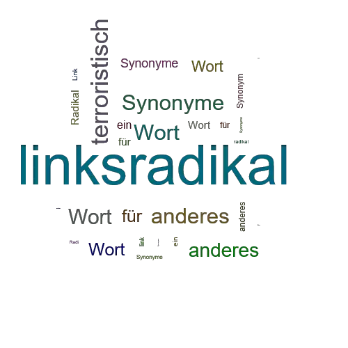 Ein anderes Wort für linksradikal - Synonym linksradikal