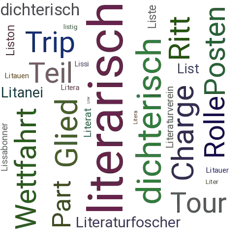 Ein anderes Wort für literarisch - Synonym literarisch