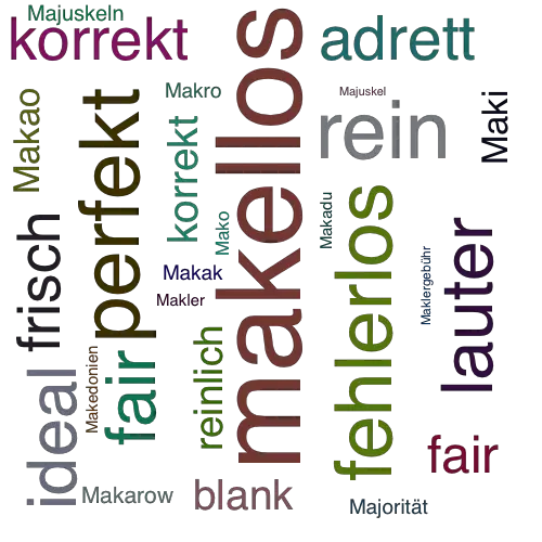 Ein anderes Wort für makellos - Synonym makellos