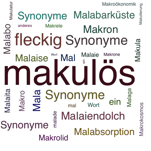 Ein anderes Wort für makulös - Synonym makulös