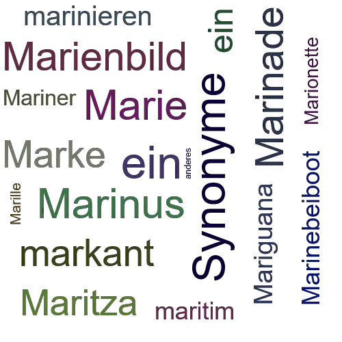 Ein anderes Wort für marin - Synonym marin