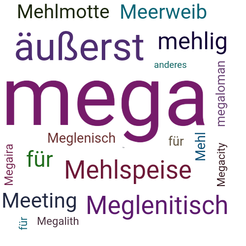 Ein anderes Wort für mega - Synonym mega