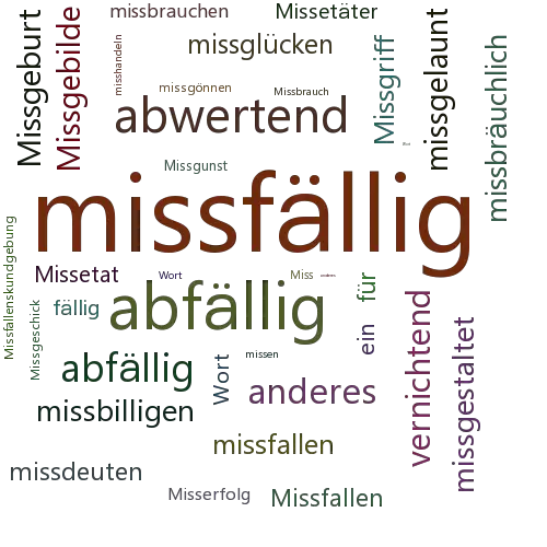 Ein anderes Wort für missfällig - Synonym missfällig