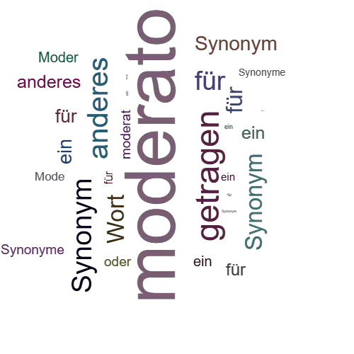 Ein anderes Wort für moderato - Synonym moderato