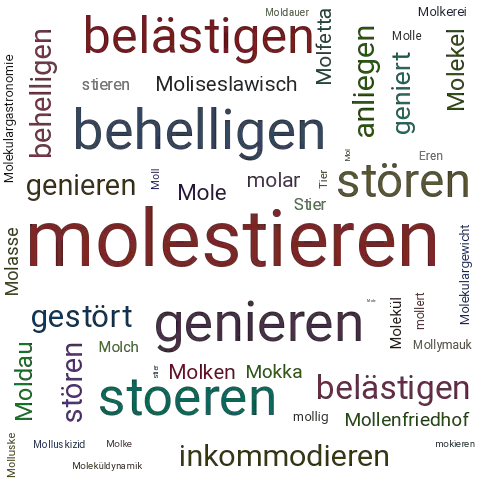 Ein anderes Wort für molestieren - Synonym molestieren