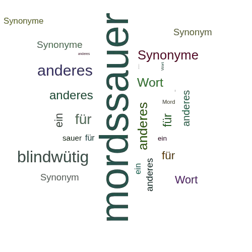 Ein anderes Wort für mordssauer - Synonym mordssauer