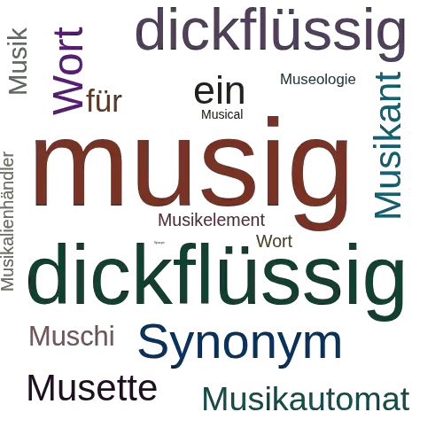 Ein anderes Wort für musig - Synonym musig