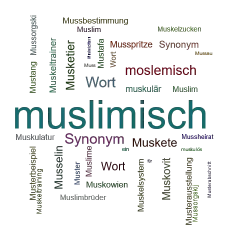 Ein anderes Wort für muslimisch - Synonym muslimisch