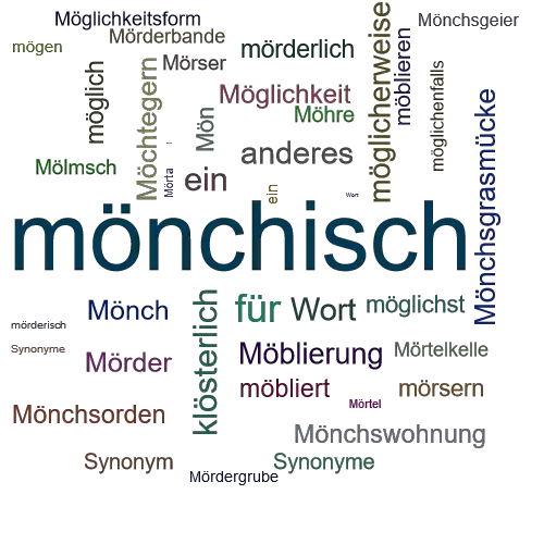 Ein anderes Wort für mönchisch - Synonym mönchisch