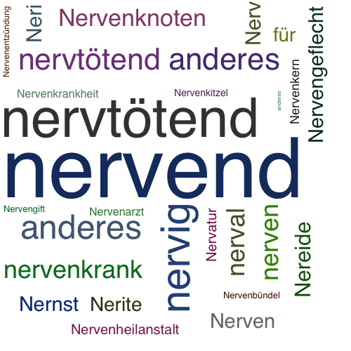 Ein anderes Wort für nervend - Synonym nervend