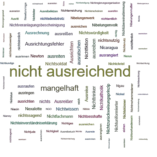 Ein anderes Wort für nicht ausreichend - Synonym nicht ausreichend