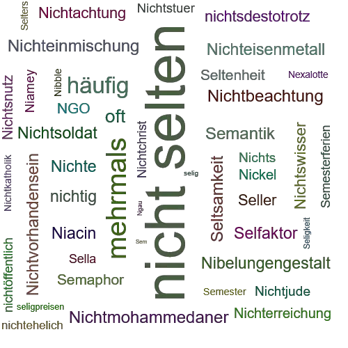 Ein anderes Wort für nicht selten - Synonym nicht selten