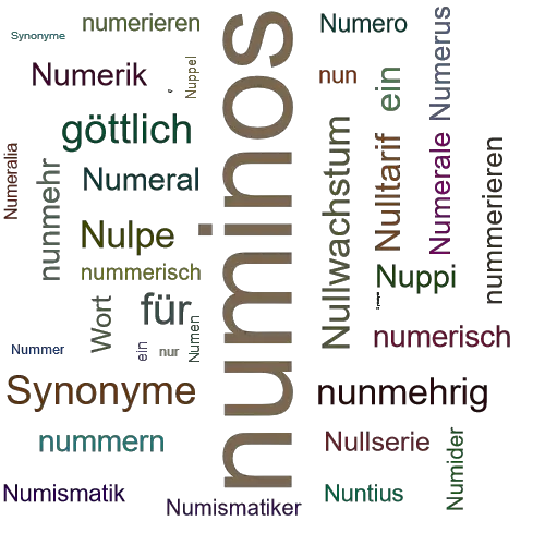 Ein anderes Wort für numinos - Synonym numinos