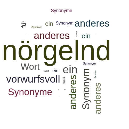 Ein anderes Wort für nörgelnd - Synonym nörgelnd