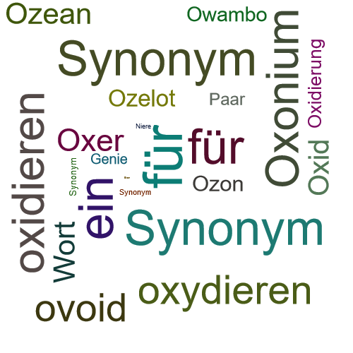 Ein anderes Wort für oxygenieren - Synonym oxygenieren