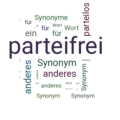 Ein anderes Wort für parteifrei - Synonym parteifrei