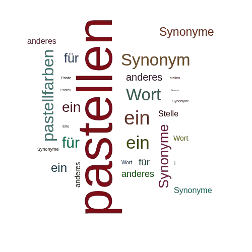 Ein anderes Wort für pastellen - Synonym pastellen