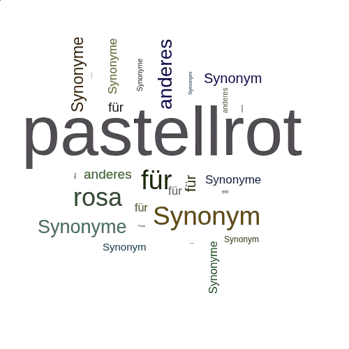 Ein anderes Wort für pastellrot - Synonym pastellrot