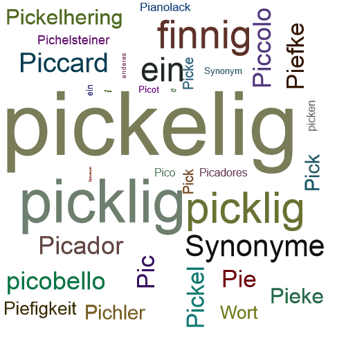 Ein anderes Wort für pickelig - Synonym pickelig