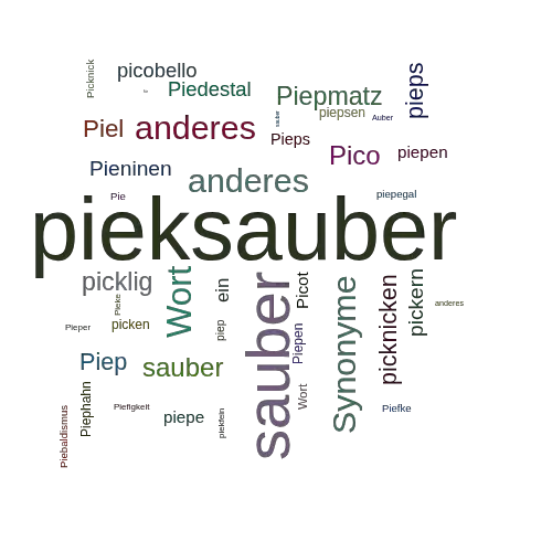 Ein anderes Wort für pieksauber - Synonym pieksauber