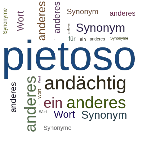 Ein anderes Wort für pietoso - Synonym pietoso