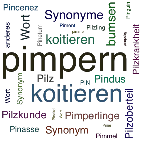 Ein anderes Wort für pimpern - Synonym pimpern
