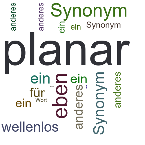 Ein anderes Wort für planar - Synonym planar