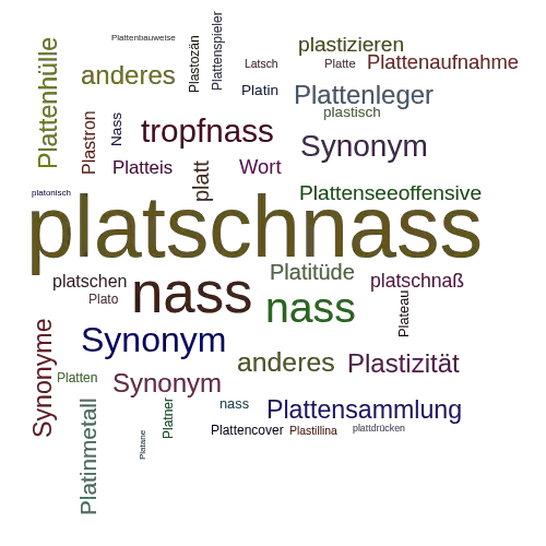 Ein anderes Wort für platschnass - Synonym platschnass