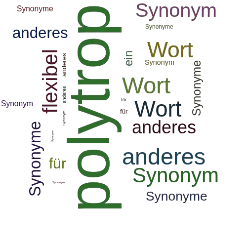 Ein anderes Wort für polytrop - Synonym polytrop