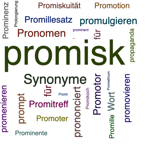 Ein anderes Wort für promisk - Synonym promisk