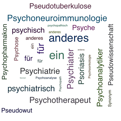 Ein anderes Wort für psychogen - Synonym psychogen