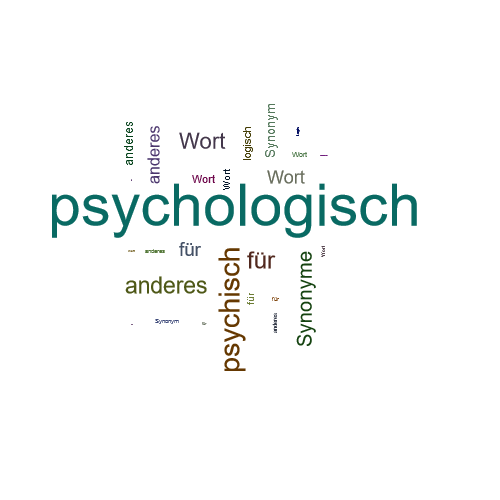 Ein anderes Wort für psychologisch - Synonym psychologisch