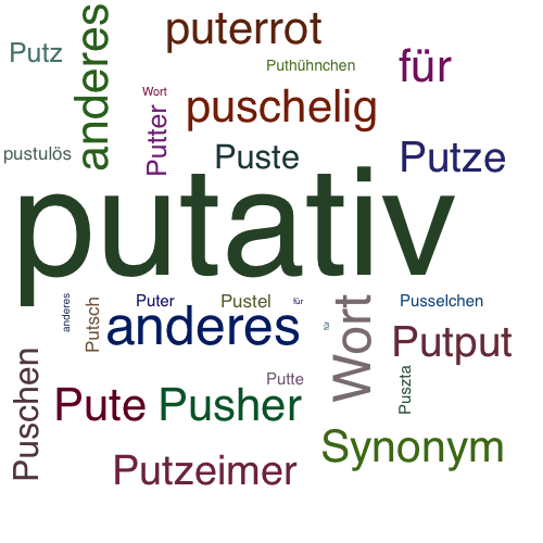 Ein anderes Wort für putativ - Synonym putativ
