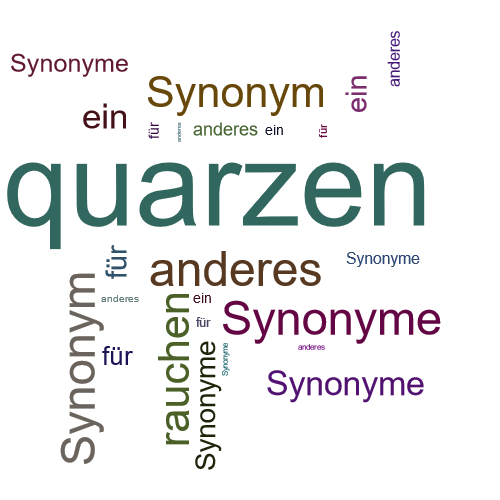 Ein anderes Wort für quarzen - Synonym quarzen