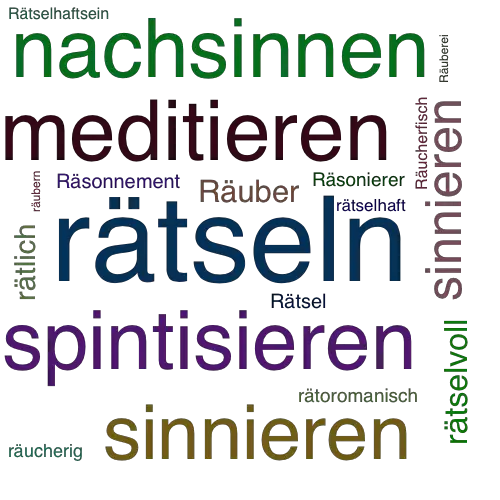 Nachgrübeln sinnieren kreuzworträtsel