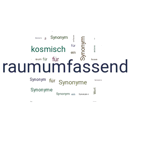 Ein anderes Wort für raumumfassend - Synonym raumumfassend