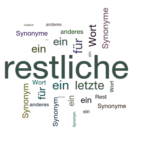 Ein anderes Wort für restliche - Synonym restliche