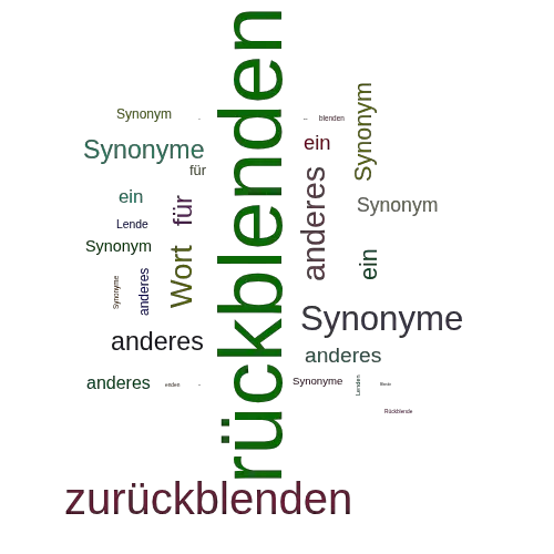 Ein anderes Wort für rückblenden - Synonym rückblenden