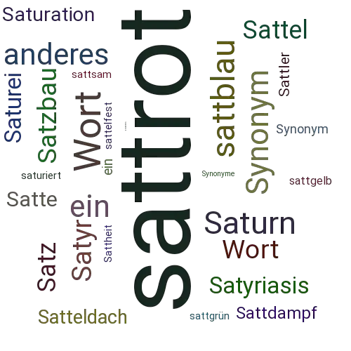 Ein anderes Wort für sattrot - Synonym sattrot