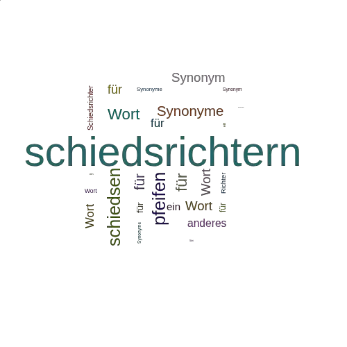 Ein anderes Wort für schiedsrichtern - Synonym schiedsrichtern