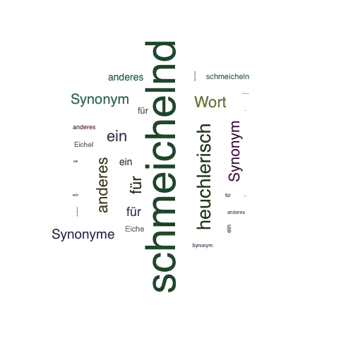 Ein anderes Wort für schmeichelnd - Synonym schmeichelnd