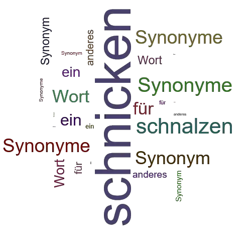 Ein anderes Wort für schnicken - Synonym schnicken