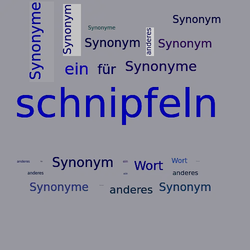 Ein anderes Wort für schnipfeln - Synonym schnipfeln