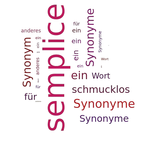 Ein anderes Wort für semplice - Synonym semplice